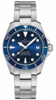 Certina DS ACTION Diver 38MM Powermatic 80 Stainless Watch