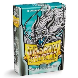 Dragon Shield Japanese Size White Card Sleeves - 60 Sleeves