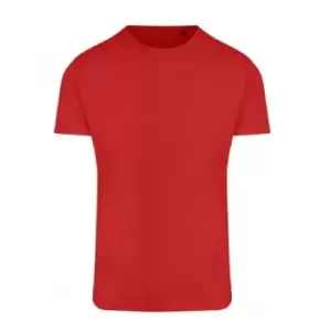 Ecologie Mens Ambaro Recycled Sports T-Shirt (XL) (Fire Red)