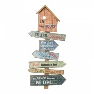 In The House Wooden Plaque By Heaven Sends