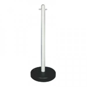 Slingsby VFM White Freestanding Post With Circular Plastic Base 328349