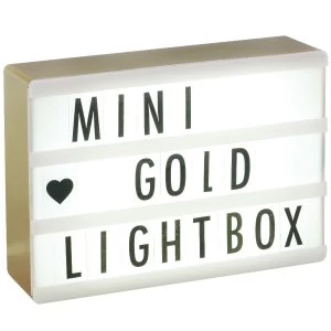 Gingersnap A6 Light Box with Black Letters