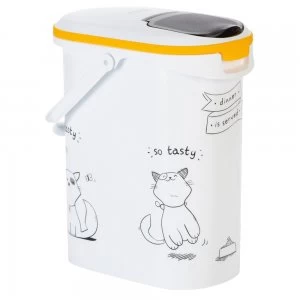 Curver Cat Silhouette Dry Cat Food Container - 4kg capacity