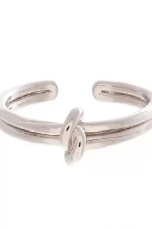 Ladies Olivia Burton Silver Plated Knot Ring OBJ16KDR03