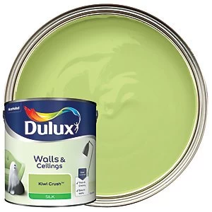 Dulux Walls & Ceilings Kiwi Crush Silk Emulsion Paint 2.5L