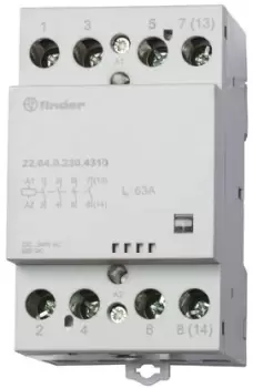 Finder, 240V ac Coil Non-Latching Relay 3PDT, 63A Switching Current DIN Rail, 4 Pole, 22.64.0.230.4710