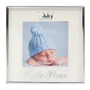 3" x 3" - Silver Plated Box Frame - Little Prince
