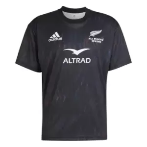 adidas All Blacks 7s Home Training T-Shirt 2022 2023 Adults - Black