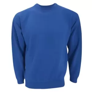 UCC 50/50 Unisex Plain Set-In Sweatshirt Top (XS) (Royal)