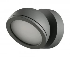 Wall Down Lamp, 1 x GX53, IP54, Anthracite