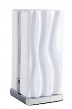 Table Lamp 8W LED White IP20 3000K, 1080lm, Polished Chrome, White Acrylic