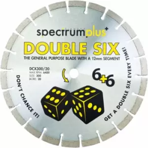 Ox Tools - ox Spectrum Plus Double Six Diamond Blade - gp - 350/25.4mm