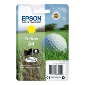 Epson 34 Golfball Yellow Ink Cartridge