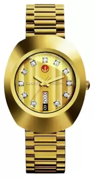 RADO R12413493 DiaStar 'The Original Automatic' 35mm Gold Watch