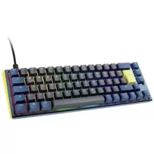 Ducky One 3 Daybreak SF Corded Gaming keyboard, Keyboard German, QWERTZ Blue-grey