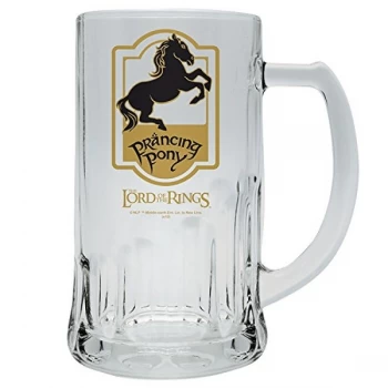 Lord of The Rings Prancing Pony Beer Glass