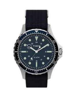 Timex Timex Navi Xl Blue 41Mm Dial Blue Nato Strap Watch