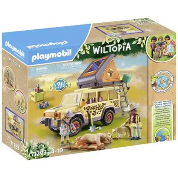 Playmobil Wiltopia With the cross-country vehicle in the lion 71293