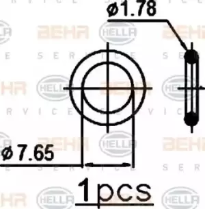 Condenser Air Conditioning 8FC351343-484 by BEHR