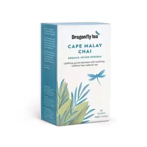 Dragonfly Tea Cape Malay Chai Organic Spiced Rooibos Tea 20 Sachets