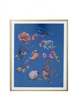 Arthouse Floral Canvas With Gold Frame
