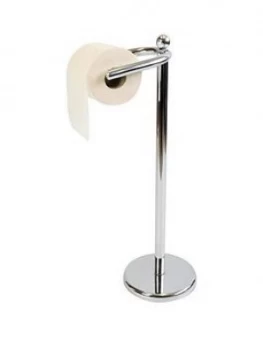 Lloyd Pascal Freestanding Chrome Toilet Roll Holder