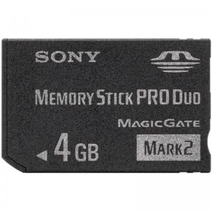 Sony 4GB Memory Stick PRO Duo Card