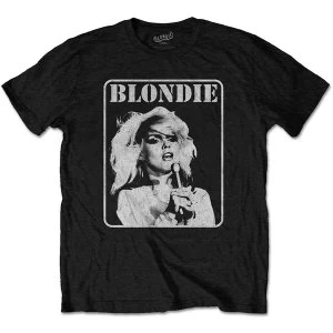 Blondie - Presente Poster Mens Medium T-Shirt - Black