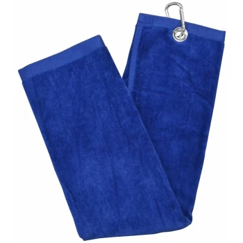Longridge - Blank Luxury 3 Fold Golf Towel - Blue