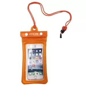 Zone3 Buoyancy Waterproof Phone Pouch (clear/Orange)