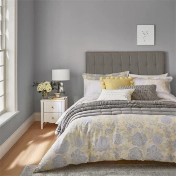 Katie Piper Reset Floral Duvet Cover Set - Yellow/Silver