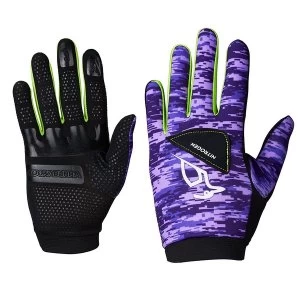 Kookaburra Nitrogen Full Finger Gloves Mauve/Black XSmall