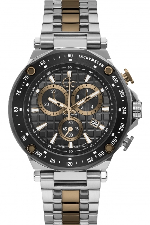 Gc Grey and Two Tone 'Spirit Sport' Chronograph Watch - y81002g5mf