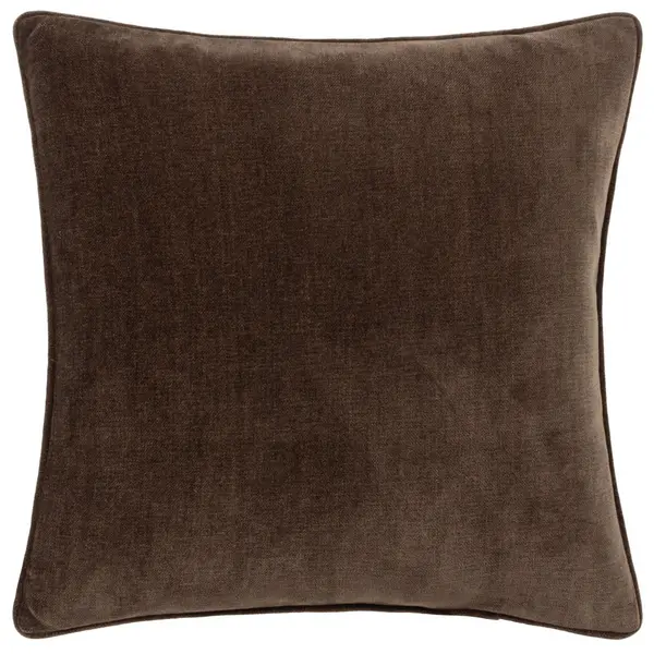 Heavy Chenille Cushion Brown, Brown / 50 x 50cm / Polyester Filled