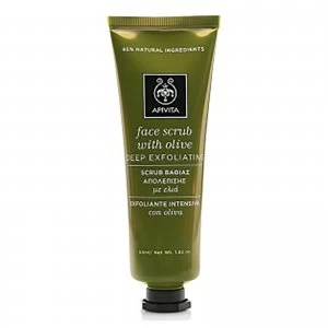 Apivita Face Scrub for Deep Exfoliation - Olive 50ml