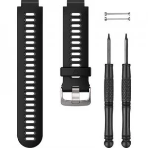 Garmin Silikonarmband fuer Forerunner 735XT Replacement wrist strap Black, Grey