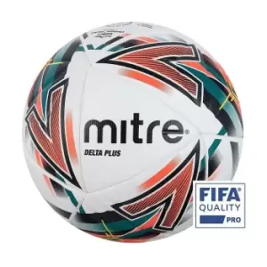 Mitre Delta Plus Ball (white/Black/Orange/Green, 4)