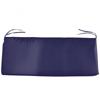 Charles Bentley Small Bench Seat Cushion - Navy Blue
