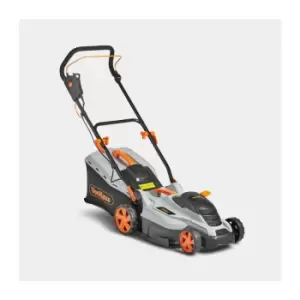 VonHaus Electric Rotary Lawnmower 1600W - 36cm Cutting Width & Adjustable Cutting Height - 50L Grass Collection Box