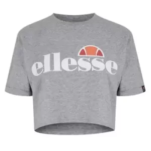 Ellesse Ellesse Womens Alberta Cropped T-Shirt - Grey