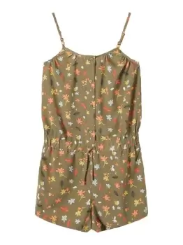 NAME IT Floral Print Playsuit Women Green