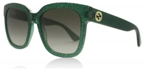 Gucci 0034S Sunglasses Green 007 54mm