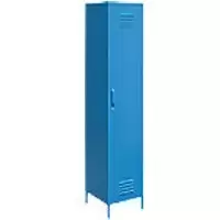 Novogratz Storage Cabinet 5244810COMNUK Blue 380 (W) x 400.1 (D) x 1,849.9 (H) mm