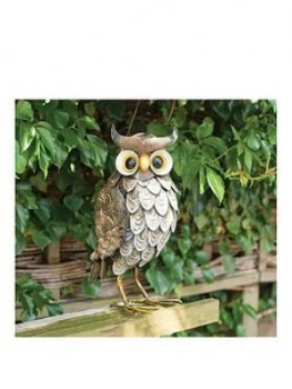 La Hacienda Decorative Steel Wise Owl