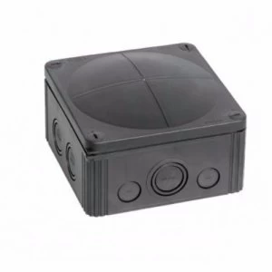 Wiska Combi 108/5 20A Black IP66 Weatherproof Junction Adaptable Box Enclosure With 5 Way Connector
