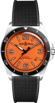 Bell & Ross Watch Vintage BR V2 Orange Rubber Limited Edition