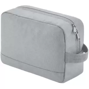 Unisex Adult Essentials Recycled Toiletry Bag (One Size) (Pure Grey) - Bagbase