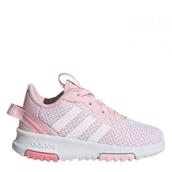 adidas Racer Infant Girls Trainers - Pink/White