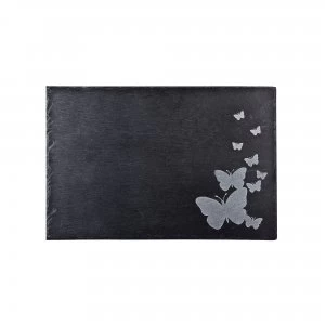 Denby Butterfly Etched Slate Placemats Set of 2