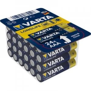 Varta Longlife LR03 AAA battery Alkali-manganese 1200 mAh 1.5 V 24 pcs